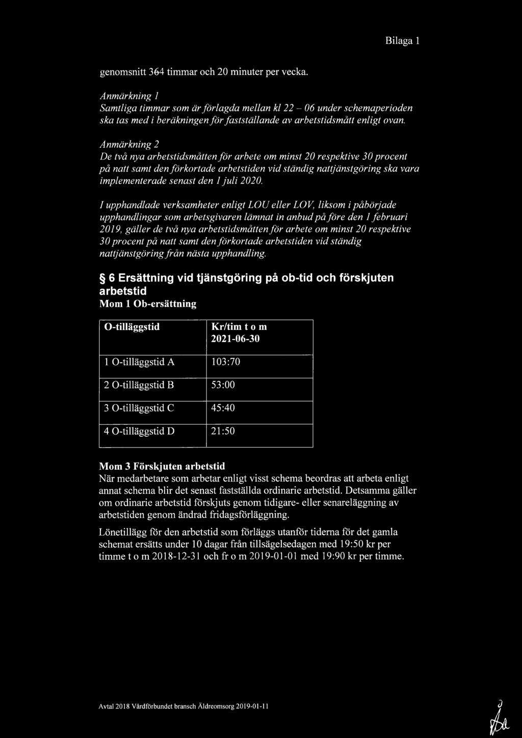 I upphandlade verksamheter enligt LOU eller LOV, liksom z påbörjade upphandlingar som arbetsgivaren lämnat in anbud på före deg 1 februari 2019, gäller de två nya arbetstidsmåtten fär apbete om minst