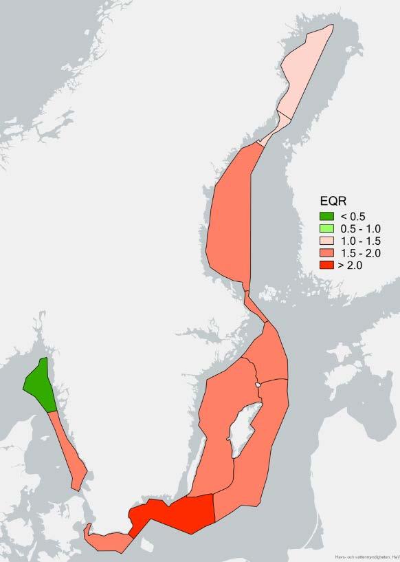 Miljöstatus för övergödning