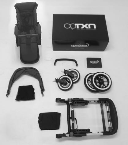 Contents of the box Box: Chassis + Seat Unit 1. Box 2. Seat Unit with Seat Unit Fabrics incl.