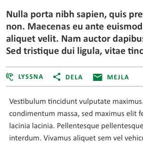 På bilden till höger syns inloggat läge, då är Logga in utbytt till ditt förnamn och efternamn.