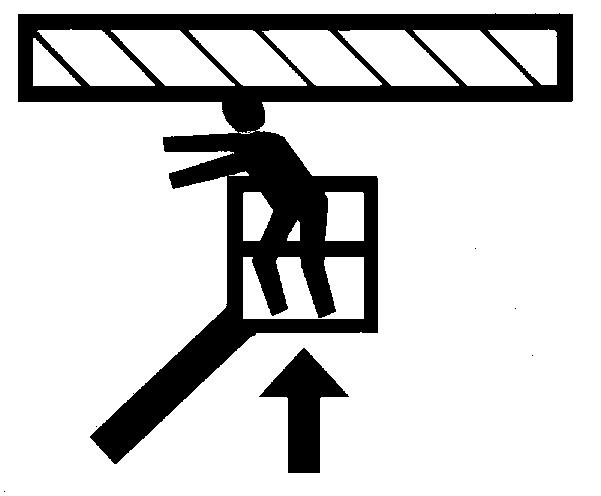 AVSNITT 1 SÄKERHETSFÖRESKRIFTER Risk för klämskador och kollisioner All personal måste använda en godkänd hjälm.
