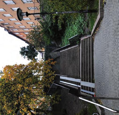 9. Allhelgona- och Dalslandsgatan Innehåll: Två trappanläggningar finns vid Allhelgonagatans () och Dalslandsgatans () anslutning till Götgatan.