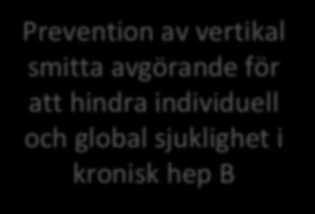 Preventionsprogram sänker risken för vertikal smitta från 10-90 % till 1-2