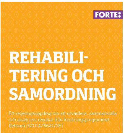 Återgång i arbete efter en sjukskrivning Det vetenskapliga stödet för effekten av interventioner och rehabilitering