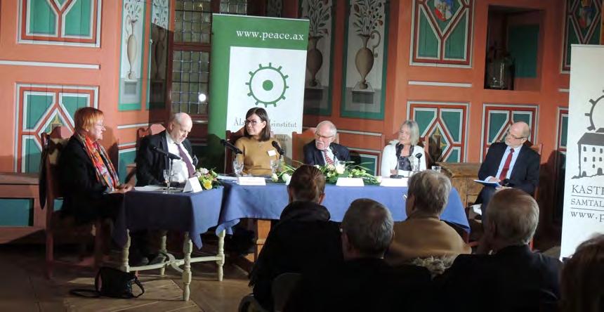 This year's Kastelholm talks were held on Thursday, 22.3.2018, with the topic "Media, Power and Courage on Credibility and Trust in Public Discourse.