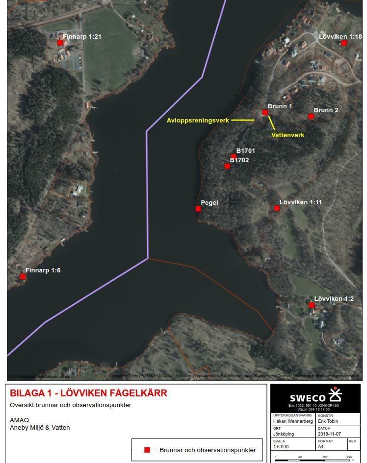 Bakgrund Aneby Miljö & Vatten AB (AMAQ) har övertagit ett VA-verksamhetsområde i Lövviken och Fågelkärr, i anslutning till sjön Bunn.