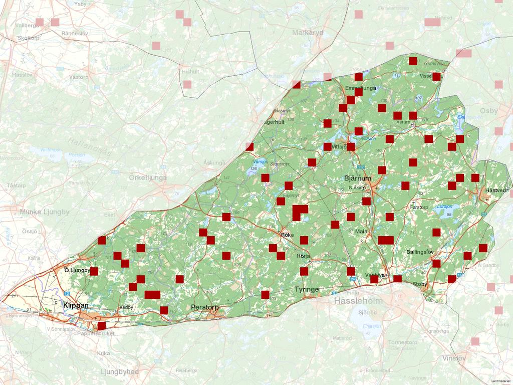 Trots namnet skiljer inte Äbin på skador som orsakats av andra vilda hjortdjur än älg. Resultaten avser förvaltningsområdet som helhet, lokala variationer förekommer inom området.