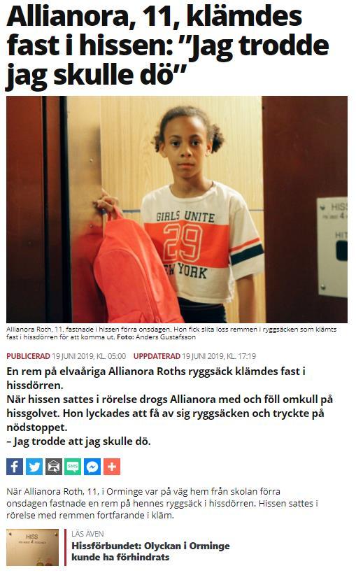 artikel med Hissförbundets intervju (avstämd med KK och hissföretaget) 9 https://mitti.