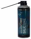 MASTER ANTI FRICTION / SOLVENT FREE SILICONE - Master Anti Friction Solvent Free Silicone är ett lösningsmedelsfritt friktionsnedsättande vattenavvisande smörjmedel som används till plast, trä,