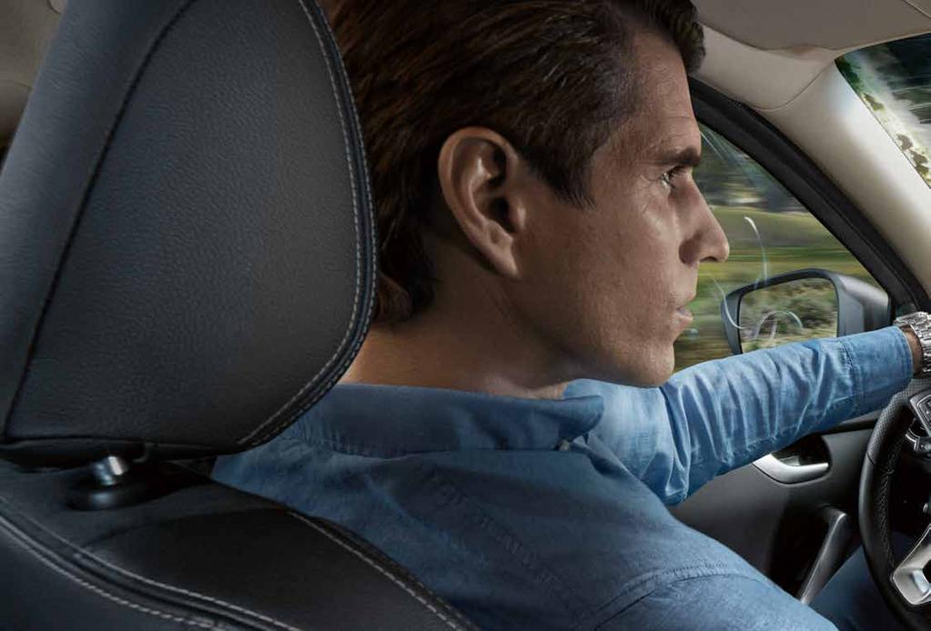 10 Tuff utanpå, mjuk inuti Även under tuffa förhållanden skämmer X-Klass bort dig med komfort à la Mercedes-Benz.