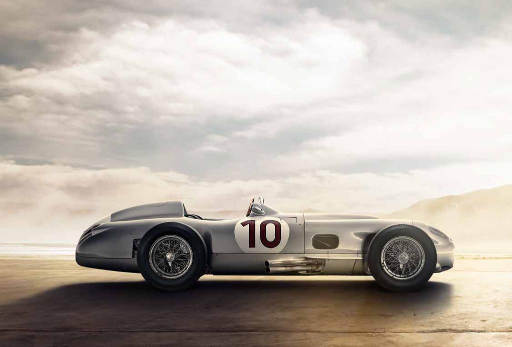 24 Vad vore motorsporten utan Mercedes-Benz? Den första bilen som vann en racertävling drevs av en motor från Daimler.