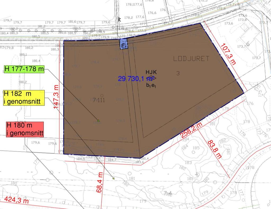 Områdesbeskrivning och indata inför beräkningar Planområdet är beläget i Växjö kommun.