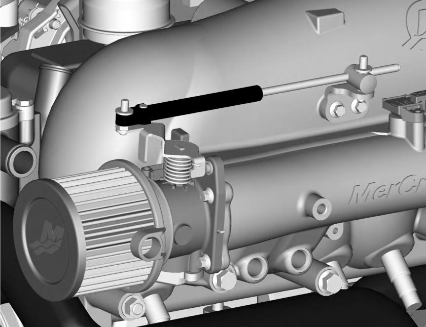 Avsnitt 4 - Underhåll Tubens ref.nr. Beskrivning Används på R/N 139 Mercury 25W-40 syntetisk motoroljeblnding för 4-tkts motorer 4. På båtr med två motorer: Smörj prllellstgets ledpunkter.