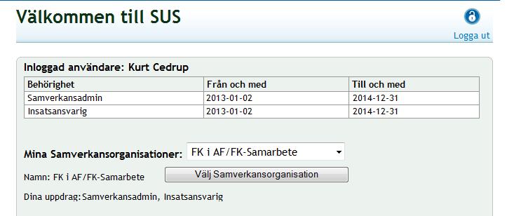 Om du väljer att använda menyträdet så öppnar du sidan genom att klicka på länken Hantera