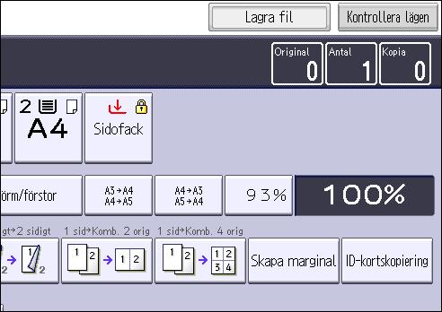 3. Kopiator Lagra data på Dokumentservern Dokumentservern gör det möjligt för dig att lagra dokument som läses in via kopieringsfunktionen på hårddisken på den här maskinen.