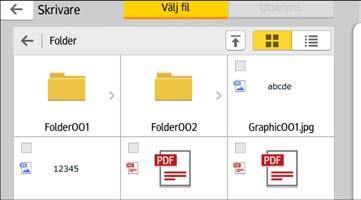 5. Skriv ut Använda funktionen Skriv ut/skanna (minnesenhet) Se till att SD-kort och USB-minnen hålls utom räckhåll för barn.