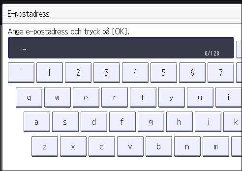 Välj [Mottagare för e-post/internetfax] eller [Endast mottagare för Internetfax].