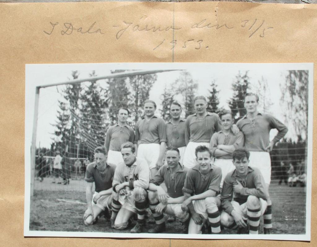 Färnäs Sportklubb 1952-1953. (Text källa, Dalarnas Fotbollsförbund årsberättelse 1952).