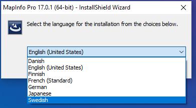 Installera och kom igång Starta MapInfo med