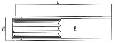 Axel Dia B mått E mått Max Längd exkl inkl 94725 25 mm 35 mm 43 mm 1200 mm 1 622:- 2 027:- 94730 30 mm 40 mm 49 mm 1200 mm 1 887:- 2 359:- 94735 35 mm 47 mm 55 mm 1200 mm 2 064:- 2 580:- 94740 40 mm