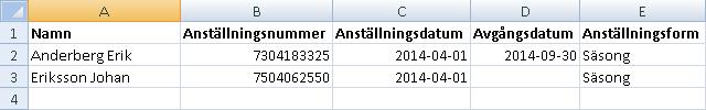 Aveny Hogia PA Nyhetsbrev 7/2014 Sid: 11 Om du sparade rapportmallen vid föregående rapportering så kan du nu enkelt hämta upp den igen. Klicka på och välj mallen enligt exemplet till höger.