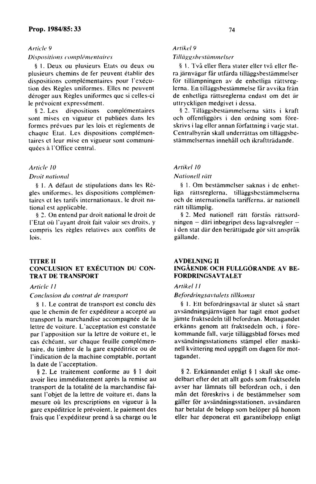 Article 9 Disr11siti11n s co111rl1'111en ta i res ~ I.
