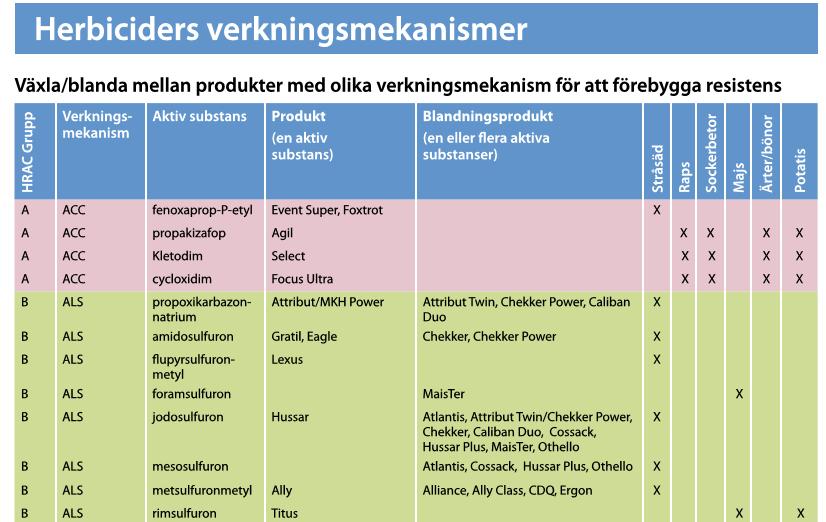 Alla bekämpningar som görs idag bekämpas efter trösklar och andra hjälpmedel, vilket du ska fortsätta med. Det tänks på resitensrisken, lite grann men i framtiden kan det tänkas på detta ännu mer.