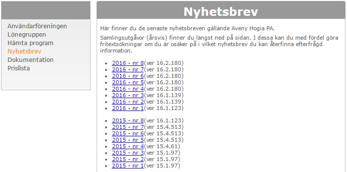 Aveny Hogia PA Nyhetsbrev 2/2017 Sid: 10 Här finner du en hel del matnyttig information, exempelvis en anpassad reseräkningsblankett. Reseräkningsblanketten finns både i pdf-format och Excel-format.