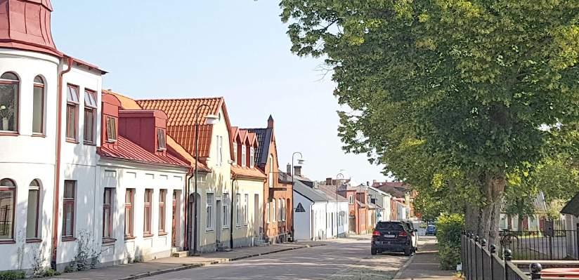 Lugna gator Avstånd från industriområden Har betydelse för småhus i Simrishamn Har betydelse för den upplevda stadsmiljön i Tomelilla Studien har visat att gator med låga hastigheter är något som