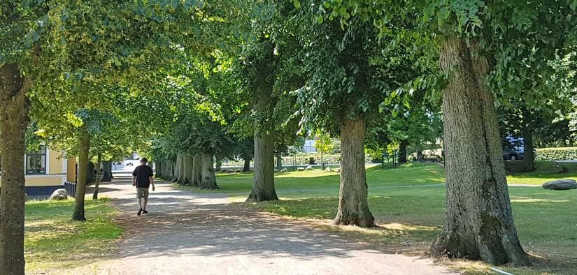 För att en stadsmiljö ska vara attraktiv att gå i så måste den vara trygg och trafiksäker. Det betyder i praktiken låga hastigheter och måttliga mängder fordonstrafik.