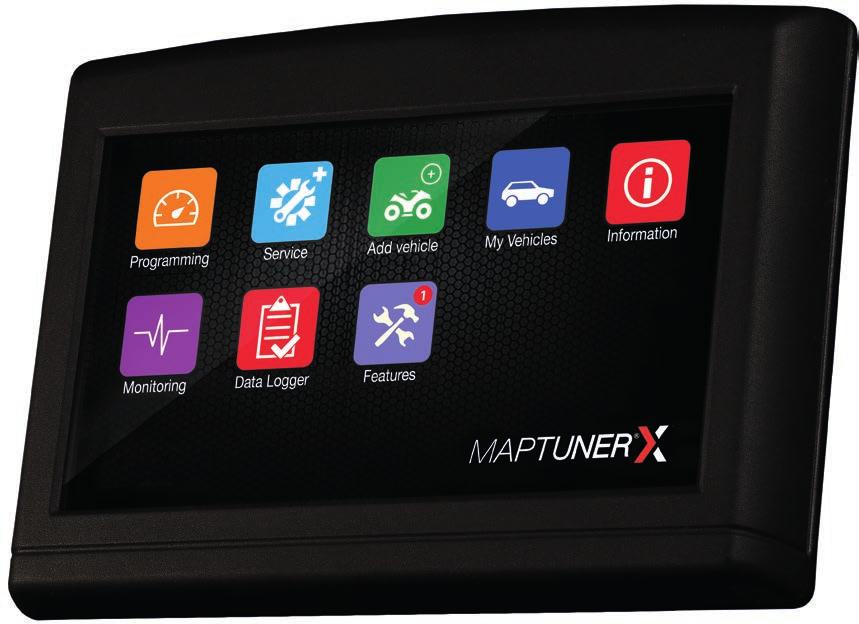 MAPTUNER X SLÄPP LÖS KRAFTEN I DIN YAMAHA SIDEWINDER SPECS 20V LED-upplyst touchskärm 480x272 pixlar upplösning 4GB Internminne Levereras inklusive USB-kablage Fungerar med PC Kan användas till