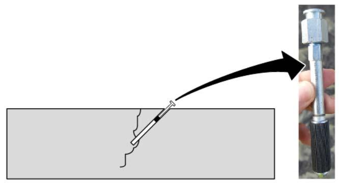 5.10.2 Sprutbetong Sprutbetong är många gånger enklare att laga betong med. Fördelarna är att gjutformar inte behövs och risken för inhomogen blandning av betong är minimal.