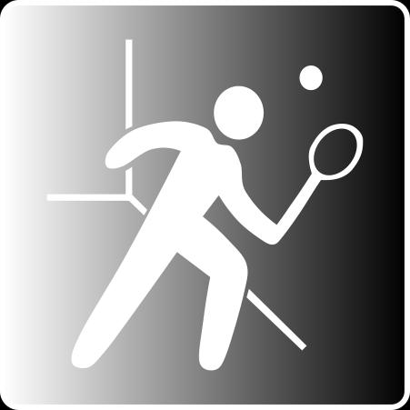 Man använder racket, boll och skyddsglasögon. Hur gör man när man spelar squash?