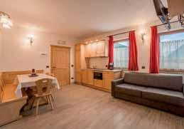 parkoviště popis apartmánů: bilo 4-40 m² - 1 ložnice s manželskou postelí, obývací pokoj s kuchyňským koutem a rozkládacím gaučem pro 2 osoby, sociální zařízení, terasa trilo 4+2-50 m² - 1 ložnice s
