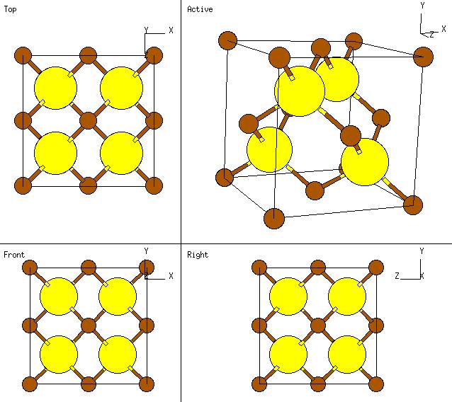 är wurtzit. Skillnaden mellan dessa två strukturer är lätt och förstå med en analogi till FCCoch HCP-strukturen. Diamantstrukturen kan ju anses vara en FCC-struktur med en bas på två atomer.