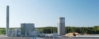 (källa: Affärsverken) Figur 4: Demonstrationsanläggning för biokraft med gasturbinteknik och förgasning vid Värnamo (källa IEA) Gasturbiner med högre potential En metod för att öka den termodynamiska