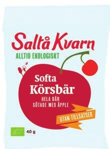 Softa Bär och Rabarber Rostade Kokoschips i tre smaker Perfekt som mellanmål eller nyttigare godis. Spjutbara påsar Displaylåda NYHETER! UTAN TILLSATSER FIBERRIKA Bönor & Linser Gott med bönor!