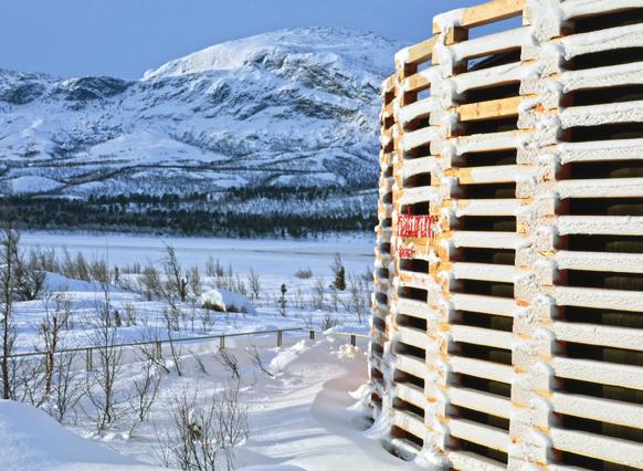 RENT VATTEN NORR OM POOLCIRKELN: Mitt ute i den lappländska vildmarken ligger naturum Laponia. Här renas avloppsvattnet av en Biovac FD 35 P.E. Läs mer på www.biovac.