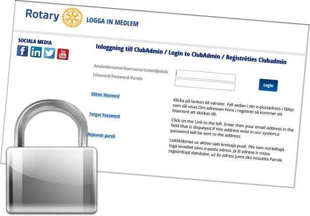 Viktiga datum Ur kalendariet som även finns på www.rotary2370.