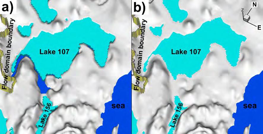 Lakes shown as blue areas. Figure 3 5.