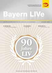 Porträt / Preisliste Bayern LIVe Kurzcharakteristik: Mitgliedermagazin des Landesinnungsverbandes für das Bayerische Elektrohandwerk Auflage: 4.