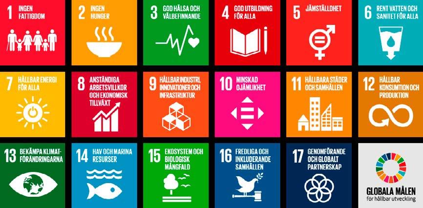 FN:s mål för en hållbar utveckling fungerar som referensram i mätningen av de positiva verkningarna av Elos placeringar.