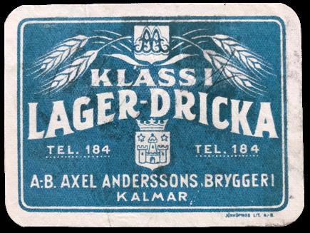 1964 Kalmar Bryggeri, liksom hela AB Stockholms Bryggerier, blir en del av Pripp-bryggerierna AB.