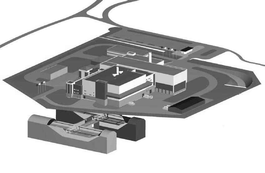 Kapselfabriken består av lokaler för underhållsverkstad, kontor och kontrollaboratorium och omfattar en fabriksbyggnaden på ca 7 000 m 2. Personalbehovet uppskattas till 30 personer. 3.5.