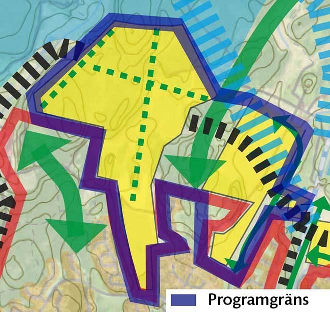 4.1.9 Norra Vallentuna Nordväst (NV) Området (gult) bedöms inrymma totalt ca 800-1000 bostäder.