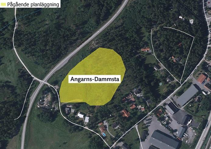 4.7.6 Angarns-Dammsta Området bedöms inrymma upp mot 10 småhus på större tomter.