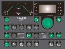 TIG STRÖMKÄLLOR PI 350 AC/DC Pi 350 AC/DC vattenkyld är en högpresterande inverter TIG-maskin för precisionssvetsning i svart stål, rostfritt stål, aluminium och andra höglegerade material.