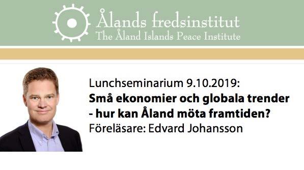 Edvard Johansson is Doctor of Economic Sciences from the Hanken School of Economics and Associate Professor in Economics at the Åbo Akademi University.