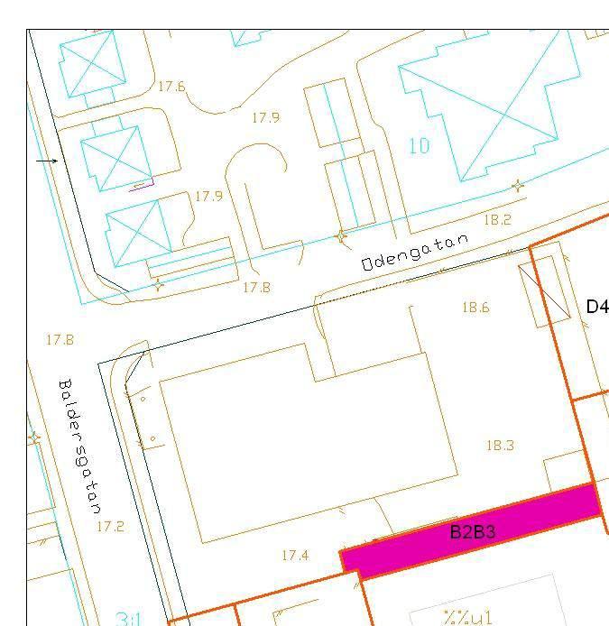 N Provpunkter i hus, ej provtagna Provpunkter utanför hus P8 P1 P2 Teckenförklaring Föroreningsklass Djup: P1 - P3: 0,6-3m P4 - P6: ca 0,4-3m P7: 0,7-1,45m P8: 0,4-1,1m KM P7 P5 P4 P3 MKM >MKM P6