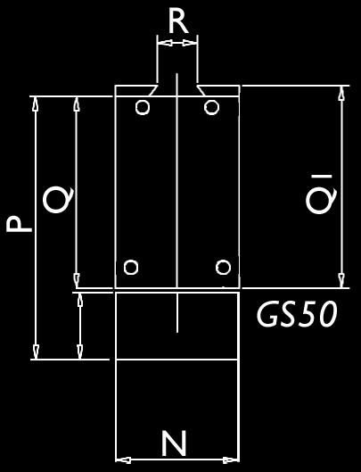 GS20: Skala: Storlek: Mätområde: GS20 Stor 1300-3000 mm T U GS20 24,5 mm